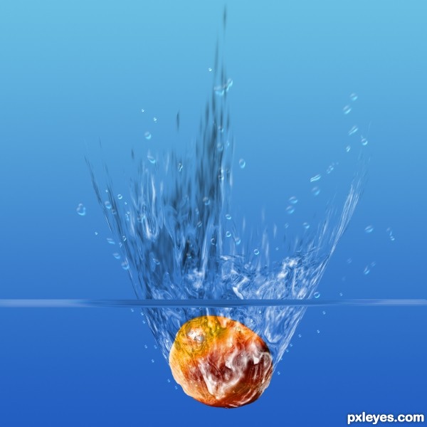 Creation of Orange Splash: Final Result